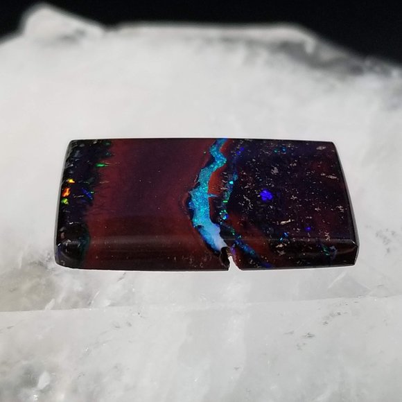 Exquisite Australian Koroit Opal * 21.88 x 13.66 x 3.20mm * amazing boulder opal - Picture 6 of 15